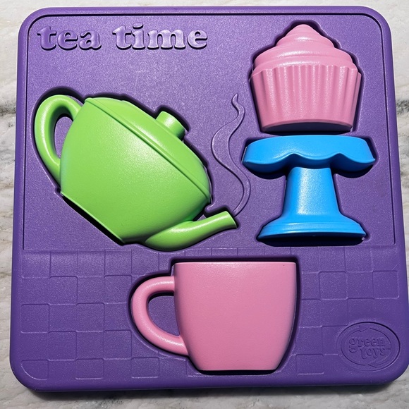 Green Toys “Tea Time” puzzle for babies and toddlers. - Picture 1 of 2